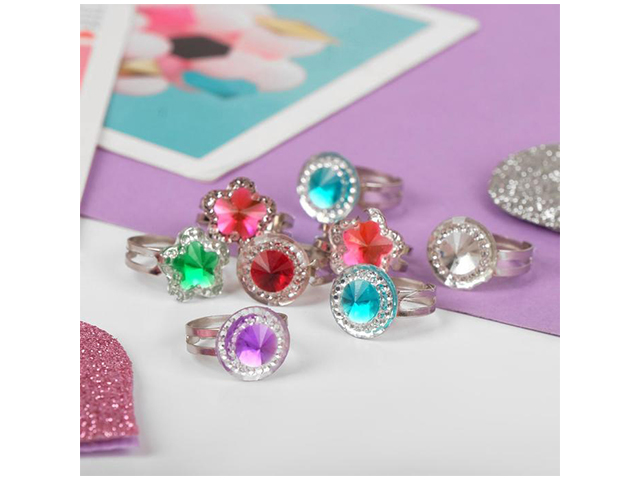 Кольцо детское Выбражулька, кристаллик