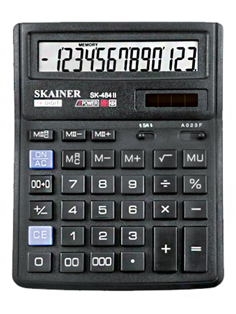 Калькулятор настольный SKAINER SK-484II 14 разрядный