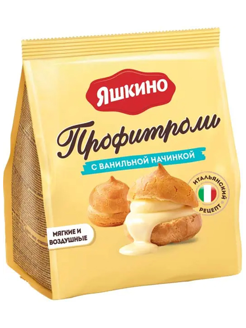 Профитроли с ванильной начинкой 158г