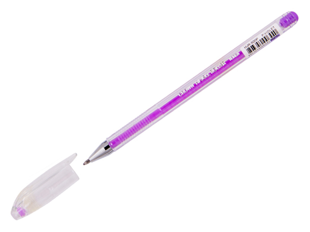 Ручка гелевая Crown "Hi-Jell Pastel" 0,8 мм, пастель фиолетовый