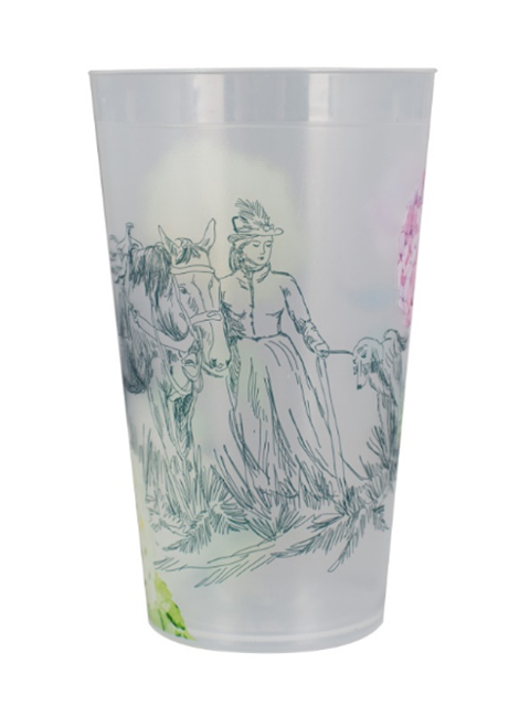 Стакан "Toile de Jouy" 0,4л, с декором