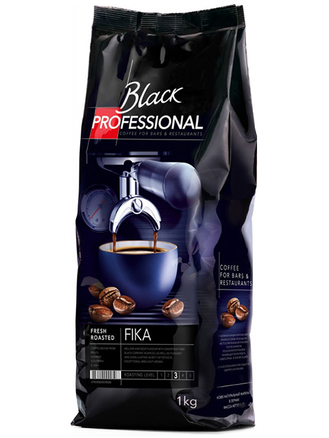 Кофе в зернах Black Professional "Fika" 1000 г