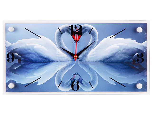 Часы настенные "Зеркальные лебеди" 1939-1177 (10)