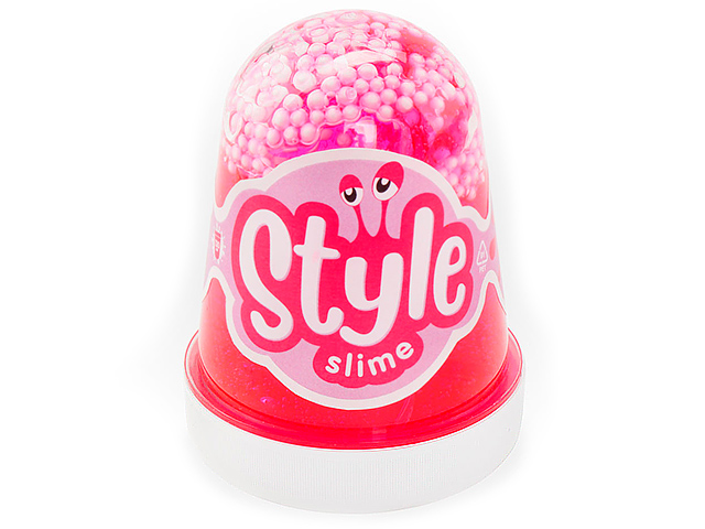 Игрушка LORI "Style Slime" розовый, с ароматом клубники, 130 мл