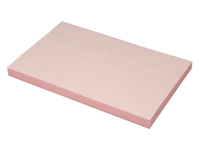 Блок для записей с клеевым краем deVENTE 75х125 мм 100 листов, розовый