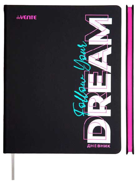 Дневник универсальный deVENTE "Dream" твердая обложка искусственная кожа, 1 ляссе