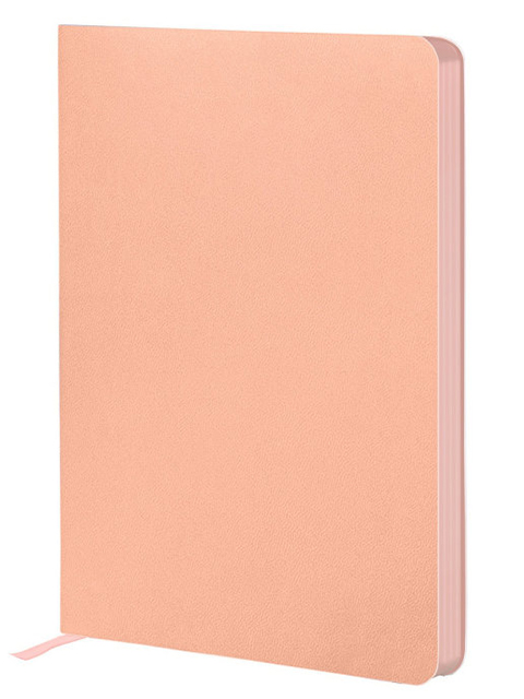 Ежедневник недатированный А5 128 листов LOREX "PASTEL" интегральная обложка, розовый