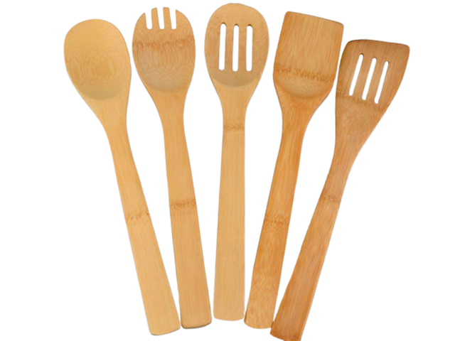 Набор кухонных принадлежностей "Катунь" 5 предметов (5 лопаток) бамбук №3