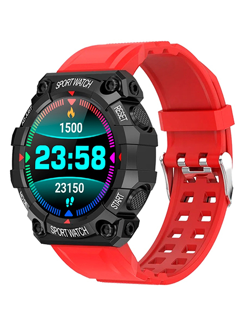 Смарт-часы спортивные RUNGO W2, цвет красный