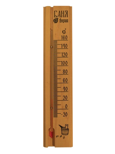 Термометр "Банные штучки. Баня", 27х6,5х1,5см