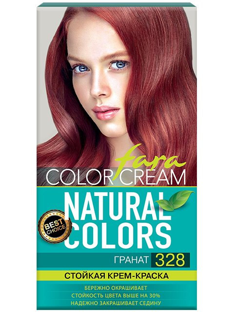 Крем-краска для волос Fara Colors 328 гранат
