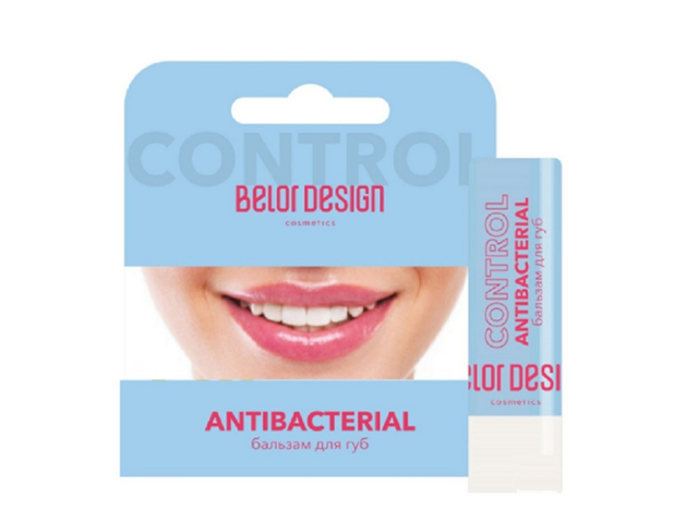 Бальзам для губ Belor Design Lip Control Антибактериальный 4г