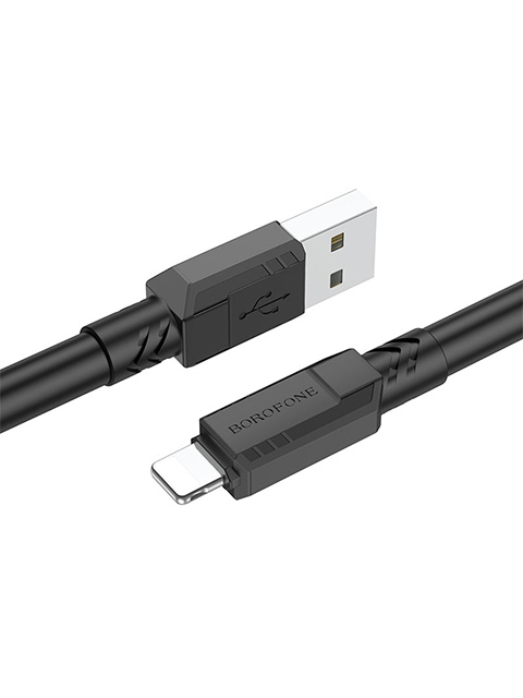 Дата-кабель Borofone BX81 USB-Lightning 8-pin 2.4A, 1м, ПВХ (Black)