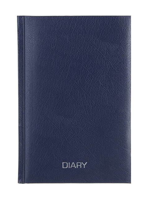 Ежедневник недатированный A5 160 листов "Мэтт" бумвинил синий