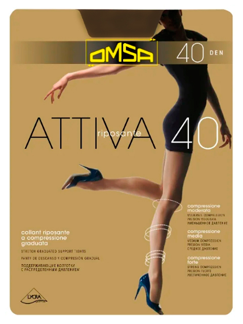Колготки женские Omsa "Attiva 40" Lola 3-M