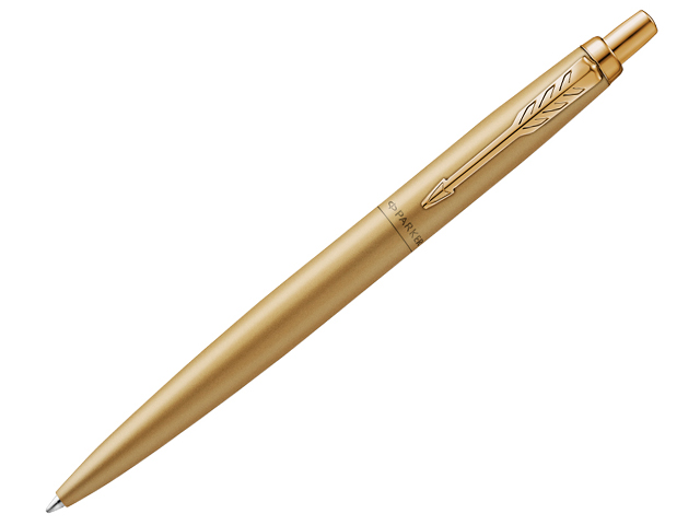 Ручка шариковая автоматическая PARKER "Jotter XL Monochrome 2020 Gold" 1 мм, синяя, в подар. упак.