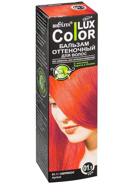 Бальзам оттеночный для волос Lux Color тон 01,1 Абрикос
