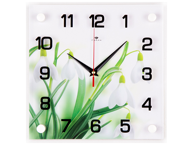 Часы настенные "Подснежники" 2525-231 (10)
