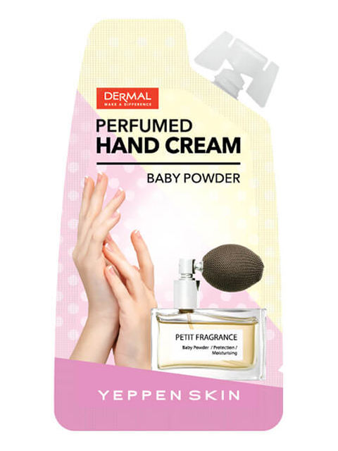 Крем для рук Yeppen Skin "Perfumed Hand Cream BABY POWDER" парфюмированный 20г