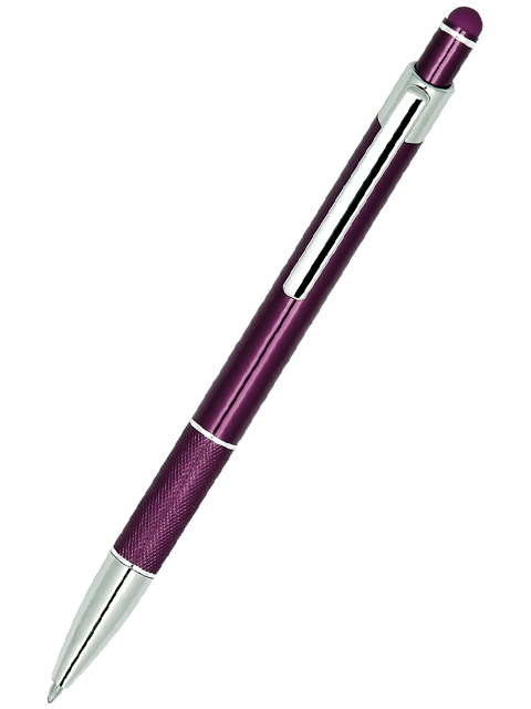 Ручка шариковая автоматическая Portobello "Levi" 1,0мм, корпус металлический бордовый, синяя