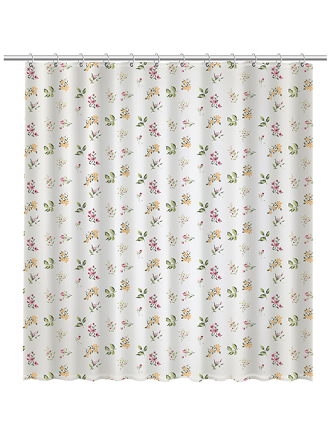 Штора д/ванной "FLORA" 180х200см