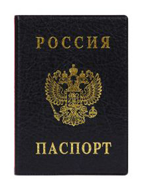 Обложка для паспорта ДПС вертикальная, черная