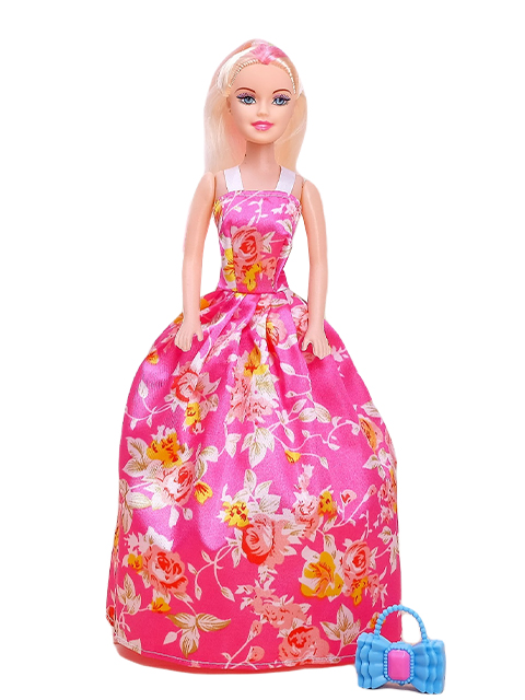 Кукла модель "Лида" в платье, пакет