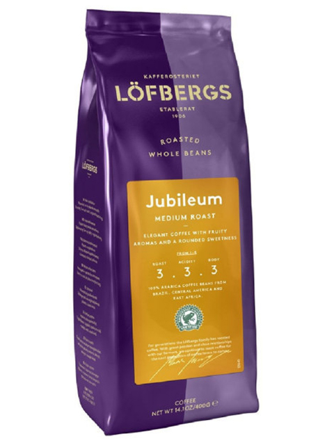 Кофе в зернах Lofbergs "Jubileum" 400 г