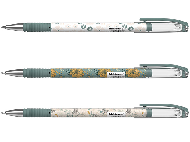 Ручка шариковая Erich Krause "Natural Life Stick" 0,7 мм, синяя