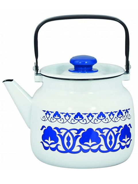 Чайник 3,5 л "Узбекская пахта" эмаль