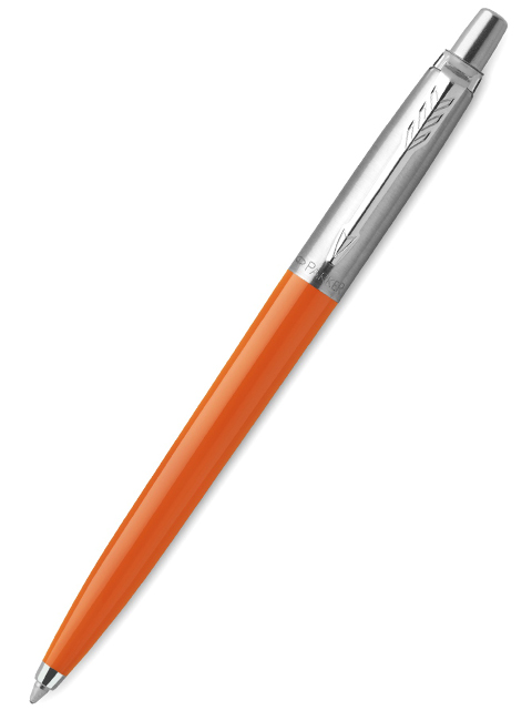 Ручка шариковая автоматическая PARKER "Jotter Orange CT" синяя, 1,0мм, пластик. корпус, блистер