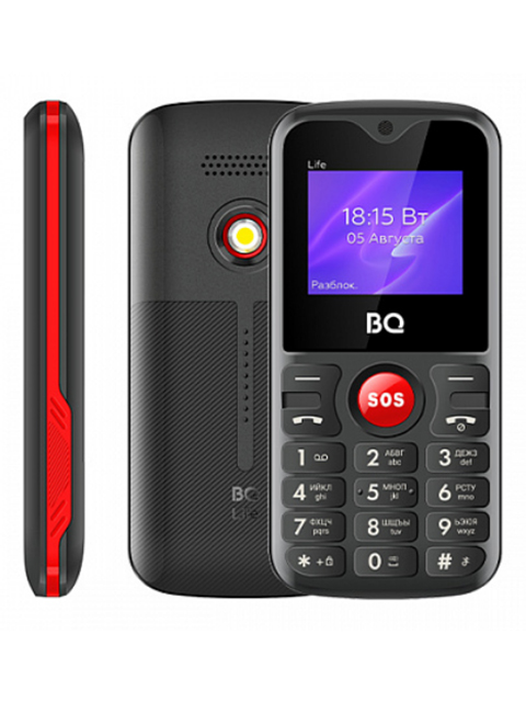 Мобильный телефон BQ 1853 Life Black+Red