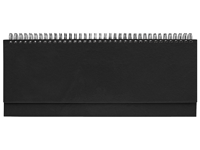 Планинг настольный OfficeSpace недатированный, 330х130 мм, бумвинил, черный