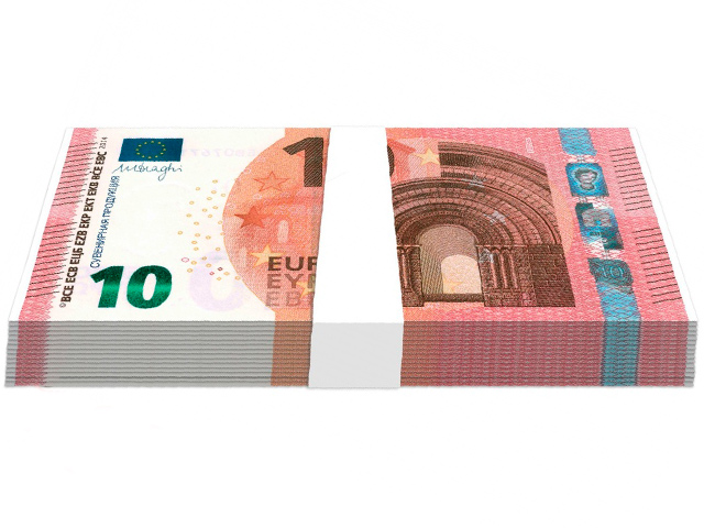 Шуточные (сувенирные) деньги "10 Евро"