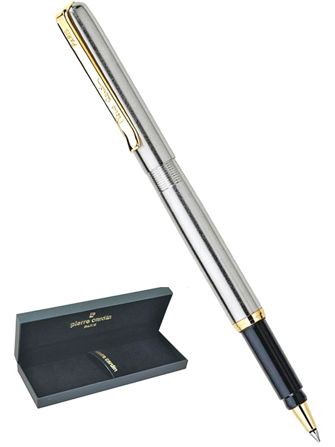 Ручка-роллер Pierre Cardin "GAMME", корпус стальной, в подар. упак.