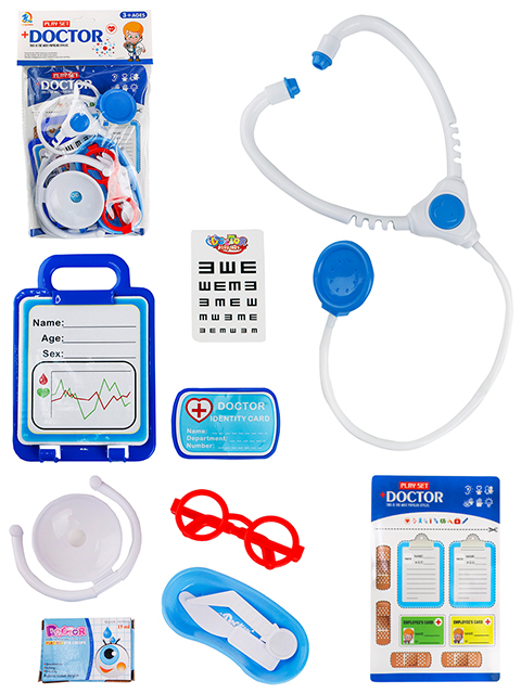 Игровой набор доктора "Медицинские инструменты" 13 предметов
