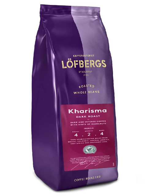Кофе в зернах Lofbergs "Medium Kharisma" 1000 г