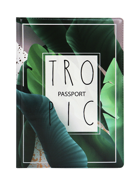 Обложка для паспорта MILAND "Тропики" ПВХ