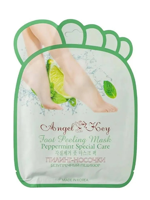 Пилинг-носочки с экстрактом мяты "Angel Key" 30гр