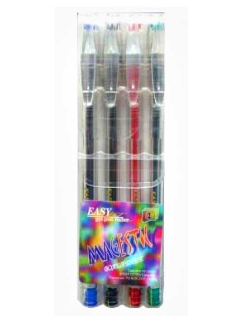 Набор гелевых ручек "Josef Otten. EASY" 4цв. в ПВХ упаковке