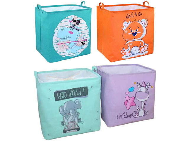 Корзина для игрушек 40х40х50см