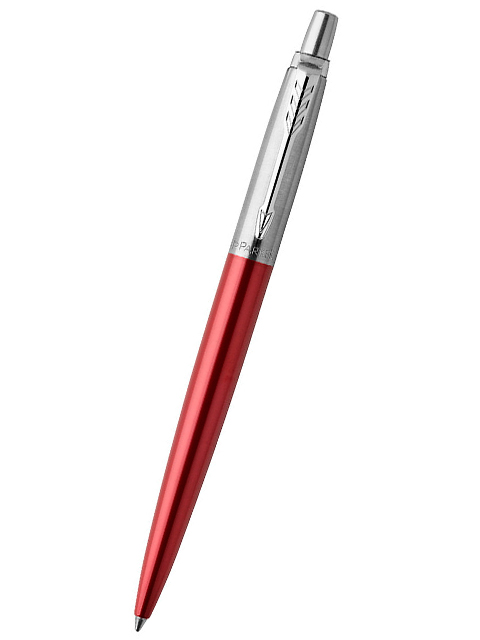 Ручка шариковая автоматическая PARKER "Jotter Kensington Red CT" 1,0мм, синяя, в подар. упак
