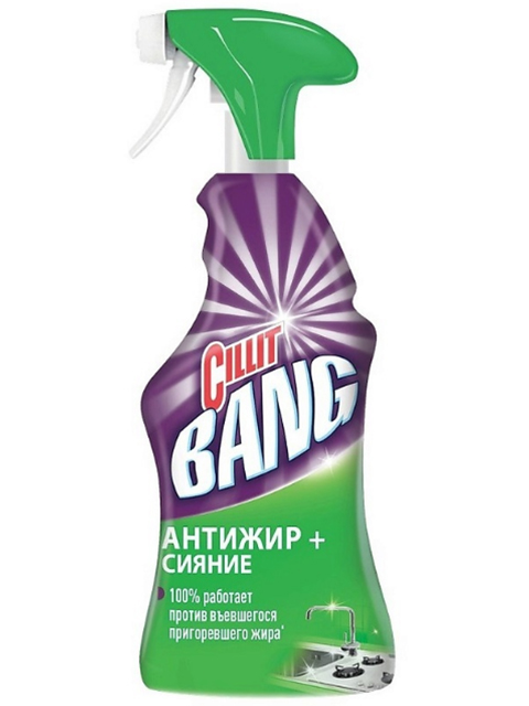 CILLIT Bang 450 мл Антижир+Сияние, курок