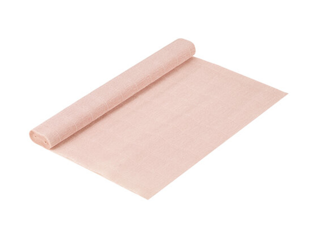 Бумага гофрированная BRAUBERG "FLORE" 50х250см, 180г/м, бело-розовая