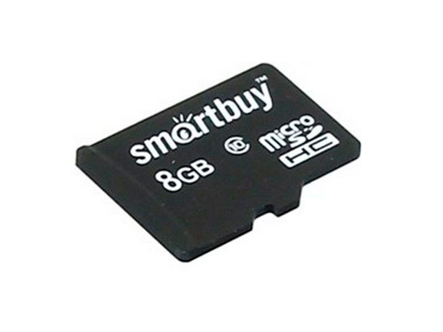 Карта памяти Smart Buy Micro SDHC 08 Gb Class 10 10MB/s (с адаптером)