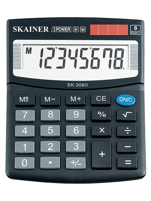 Калькулятор настольный SKAINER SK-308|| 8 разрядный