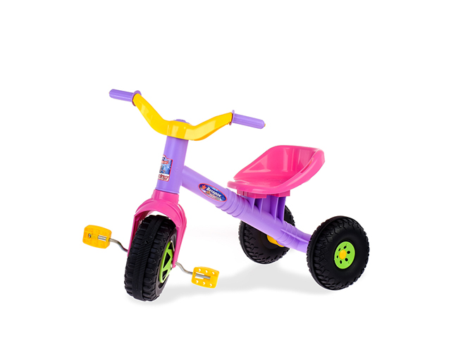 Велосипед трехколесный "Ветерок" фиолетовый