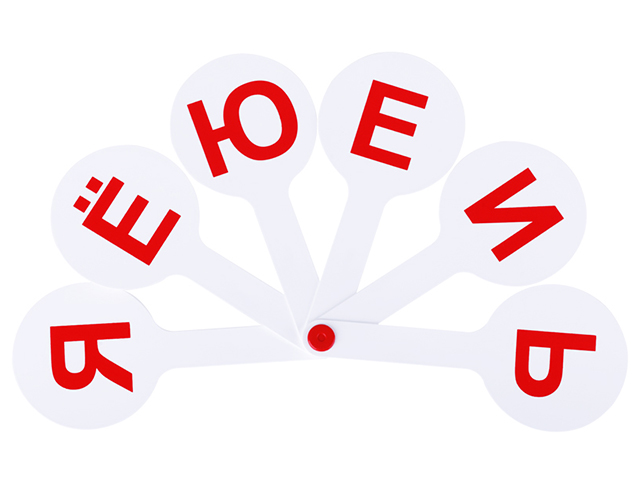 Веер-касса гласные буквы "ArTSpace"