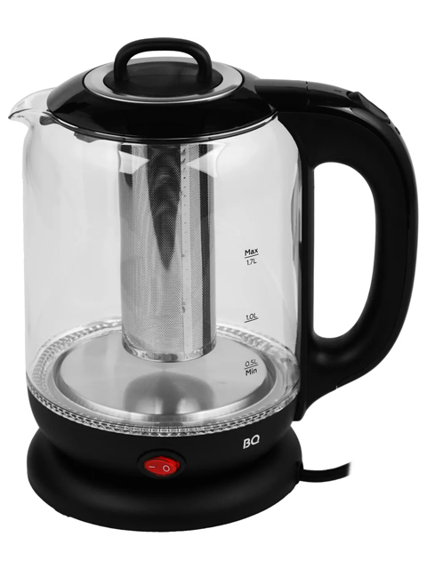 Чайник электрический BQ KT1701G 1,7л, 2200Вт, черный