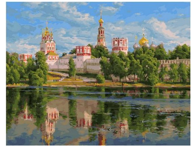 Картина по номерам "PaintBoy. Новодевичий монастырь" 40*50см